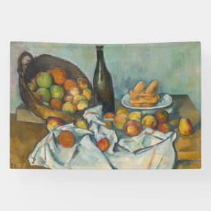 Paul Cezanne - Der Korb mit Äpfeln Banner