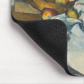 Paul Cezanne - Der Korb mit Äpfeln Mousepad (Ecke)