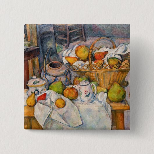 Paul Cezanne - Der Küchentisch Button (Vorderseite)