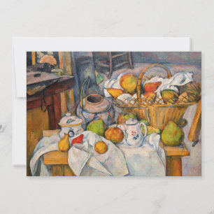 Paul Cezanne - Der Küchentisch Einladung