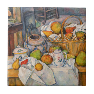Paul Cezanne - Der Küchentisch Fliese