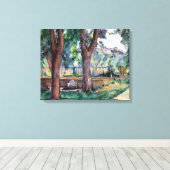 Paul Cezanne Der Pool im Jas de Bouffan Leinwanddruck (Insitu (Holzboden))