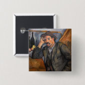 Paul Cezanne - Der Raucher Button (Vorne & Hinten)