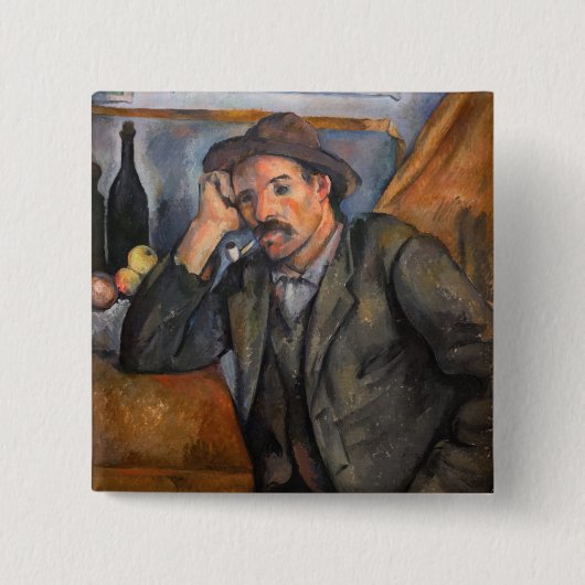 Paul Cezanne - Der Raucher Button (Vorderseite)