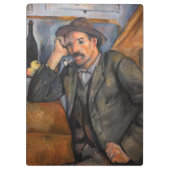 Paul Cezanne - Der Raucher Klemmbrett (Rückseite)