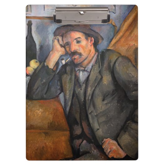 Paul Cezanne - Der Raucher Klemmbrett (Vorderseite)