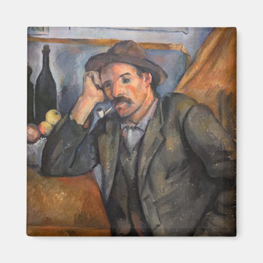 Paul Cezanne - Der Raucher Magnet (Vorne)