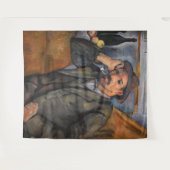 Paul Cezanne - Der Raucher Wandteppich (Vorderseite (Horizontal))