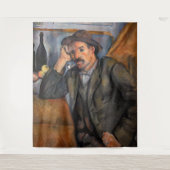 Paul Cezanne - Der Raucher Wandteppich (Vorderseite)
