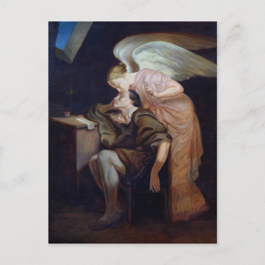 Paul Cezanne | Der Traum des Dichters Postkarte (Vorderseite)