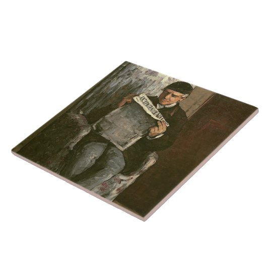 Paul Cezanne | der Vater des Künstlers, "L'� v� Fliese (Seite)