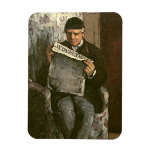 Paul Cezanne   der Vater des Künstlers, "L'� v Magnet