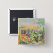 Paul Cezanne | die Biegung in der Straße, 1900-06 Button (Vorne & Hinten)