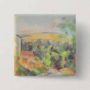 Paul Cezanne   die Biegung in der Straße, 1900-06 Button