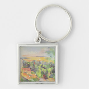 Paul Cezanne die Biegung in der Straße, 1900-06 Schlüsselanhänger