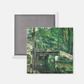 Paul Cezanne | Die Brücke in Maincy oder die Brück Magnet (Vorderseite/Rückseite)