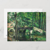 Paul Cezanne | Die Brücke in Maincy oder die Brück Postkarte (Vorne/Hinten)