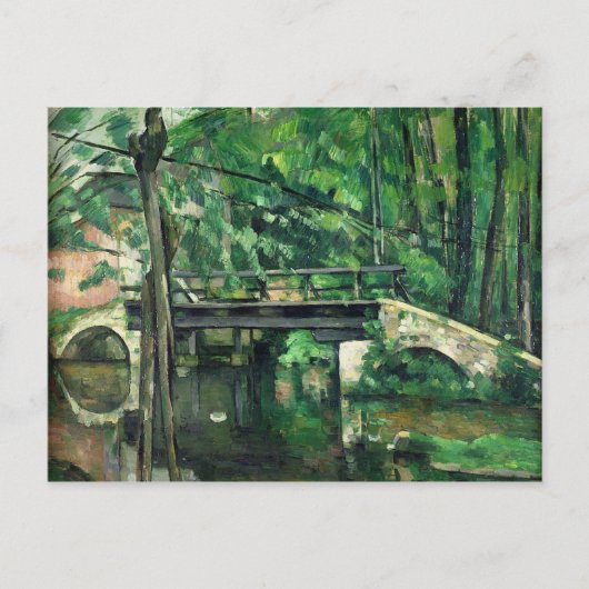 Paul Cezanne | Die Brücke in Maincy oder die Brück Postkarte (Vorderseite)