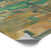 Paul Cezanne - Die Bucht von Marseille Poster (Ecke)