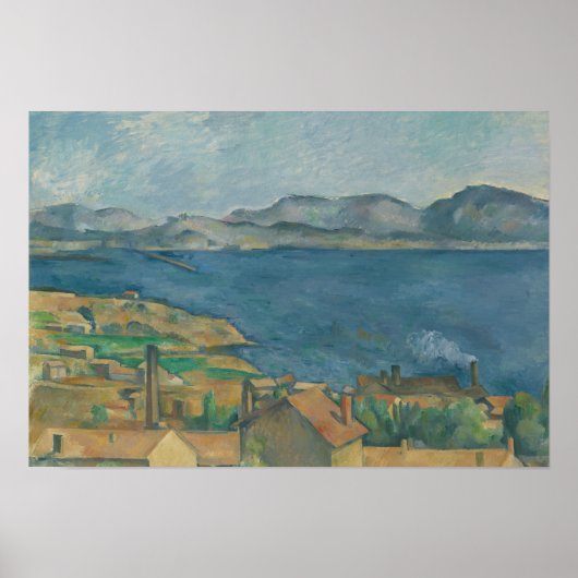 Paul Cezanne - Die Bucht von Marseille Poster (Vorne)