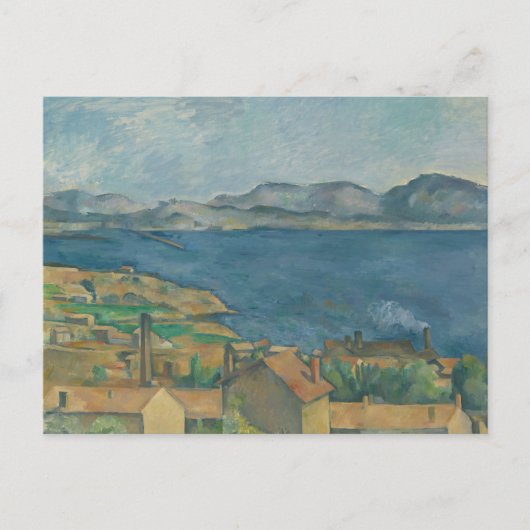 Paul Cezanne - Die Bucht von Marseille Postkarte (Vorderseite)