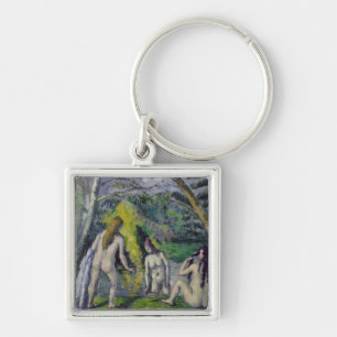 Paul Cezanne   die drei Badegäste, c.1879-82 Schlüsselanhänger