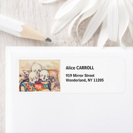 Paul Cezanne - Die drei Wasserfarben des Schädels (Insitu)