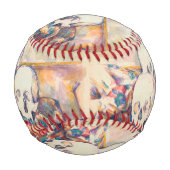 Paul Cezanne - Die drei Wasserfarben des Schädels Baseball (Vorderseite)