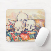 Paul Cezanne - Die drei Wasserfarben des Schädels Mousepad (Mit Mouse)