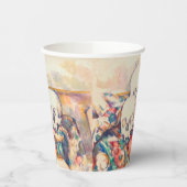 Paul Cezanne - Die drei Wasserfarben des Schädels Pappbecher (Links)