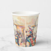 Paul Cezanne - Die drei Wasserfarben des Schädels Pappbecher (Rechts)