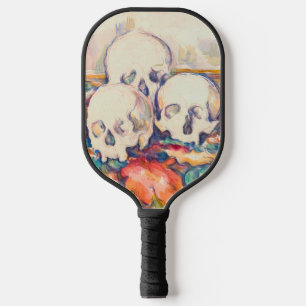Paul Cezanne - Die drei Wasserfarben des Schädels Pickleball Schläger