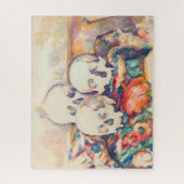 Paul Cezanne - Die drei Wasserfarben des Schädels Puzzle (Vertikal)