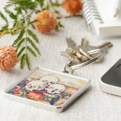 Paul Cezanne - Die drei Wasserfarben des Schädels Schlüsselanhänger (Seite)