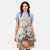 Paul Cezanne - Die drei Wasserfarben des Schädels Schürze (Getragen)