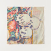 Paul Cezanne - Die drei Wasserfarben des Schädels Wandteppich (Vorderseite (Horizontal))