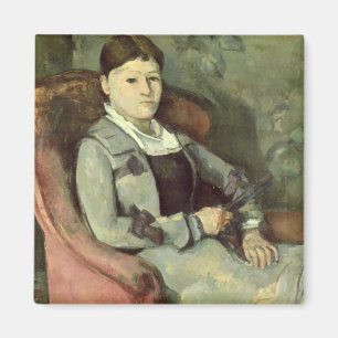 Paul Cezanne die Ehefrau des Künstlers in einem Magnet