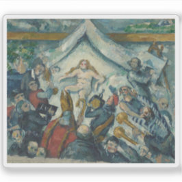 Paul Cézanne - Die ewige Feminine Aufkleber