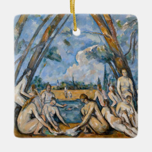 Paul Cezanne - Die großen Badenden Keramikornament