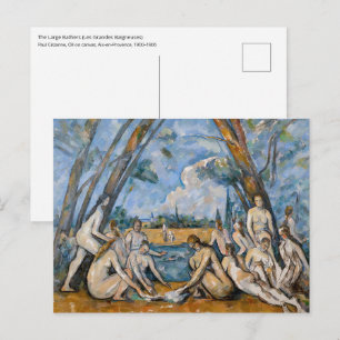 Paul Cezanne - Die großen Badenden Postkarte