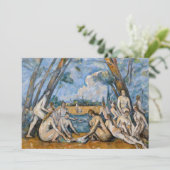 Paul Cezanne - Die großen Bathers Einladung (Stehend Vorderseite)