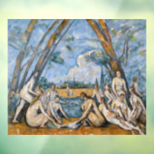 Paul Cezanne - Die großen Bathers Fensteraufkleber (Blatt 3)