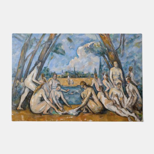 Paul Cezanne - Die großen Bathers Fußmatte (Vorderseite)