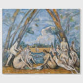 Paul Cezanne - Die großen Bathers Geschenkpapier (Flach)