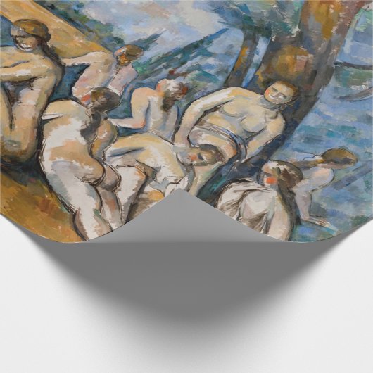 Paul Cezanne - Die großen Bathers Geschenkpapier (Ecke)