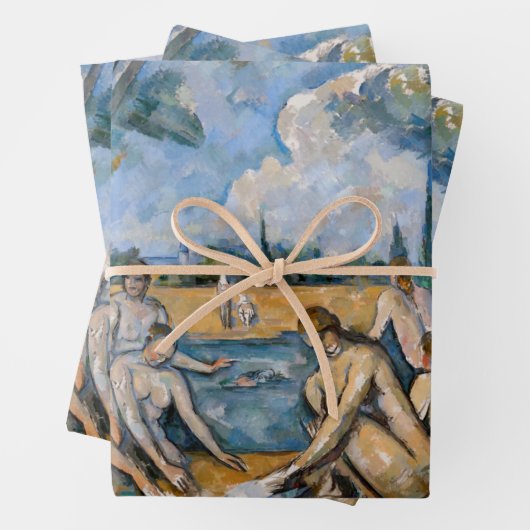 Paul Cezanne - Die großen Bathers Geschenkpapier Set (Beispiel)