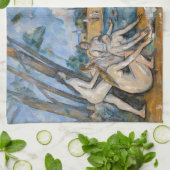 Paul Cezanne - Die großen Bathers Geschirrtuch (Gefaltet)