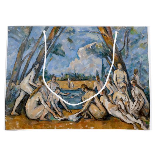 Paul Cezanne - Die großen Bathers Große Geschenktüte (Vorderseite)