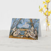 Paul Cezanne - Die großen Bathers Karte (Gelbe Blume)