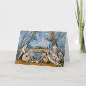Paul Cezanne - Die großen Bathers Karte (Vorderseite)